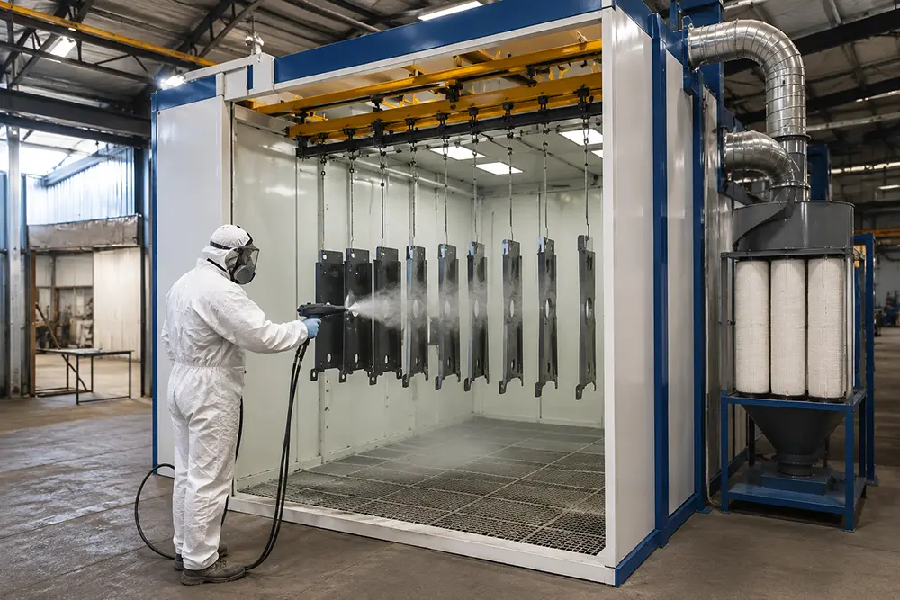 Top benefits of installing a powder spray booth