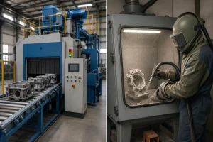 Automatic vs manual shot blasting machines